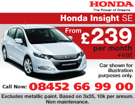 .Honda Insight SE Contract Hire Offer