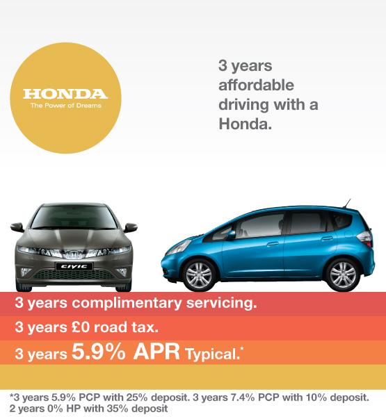 Honda - 3 Years Affordable Driving