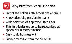 Why buy from Vertu Honda